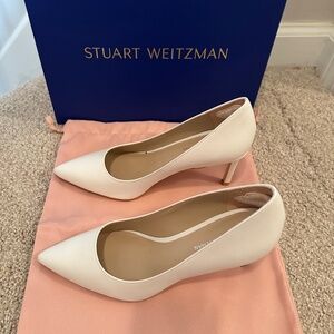Stuart Weitzman Leigh 75 Pumps-White